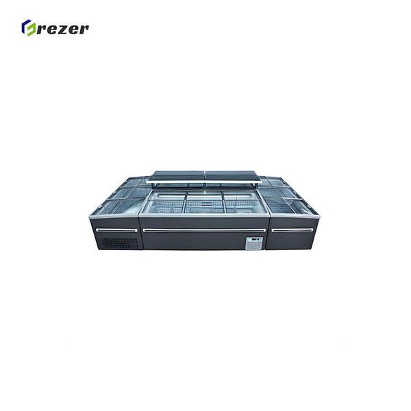 Anti Fog Meat Display Chiller 110V 220V 240V Supermarket Display Fridge For Pork Beef Lamb
