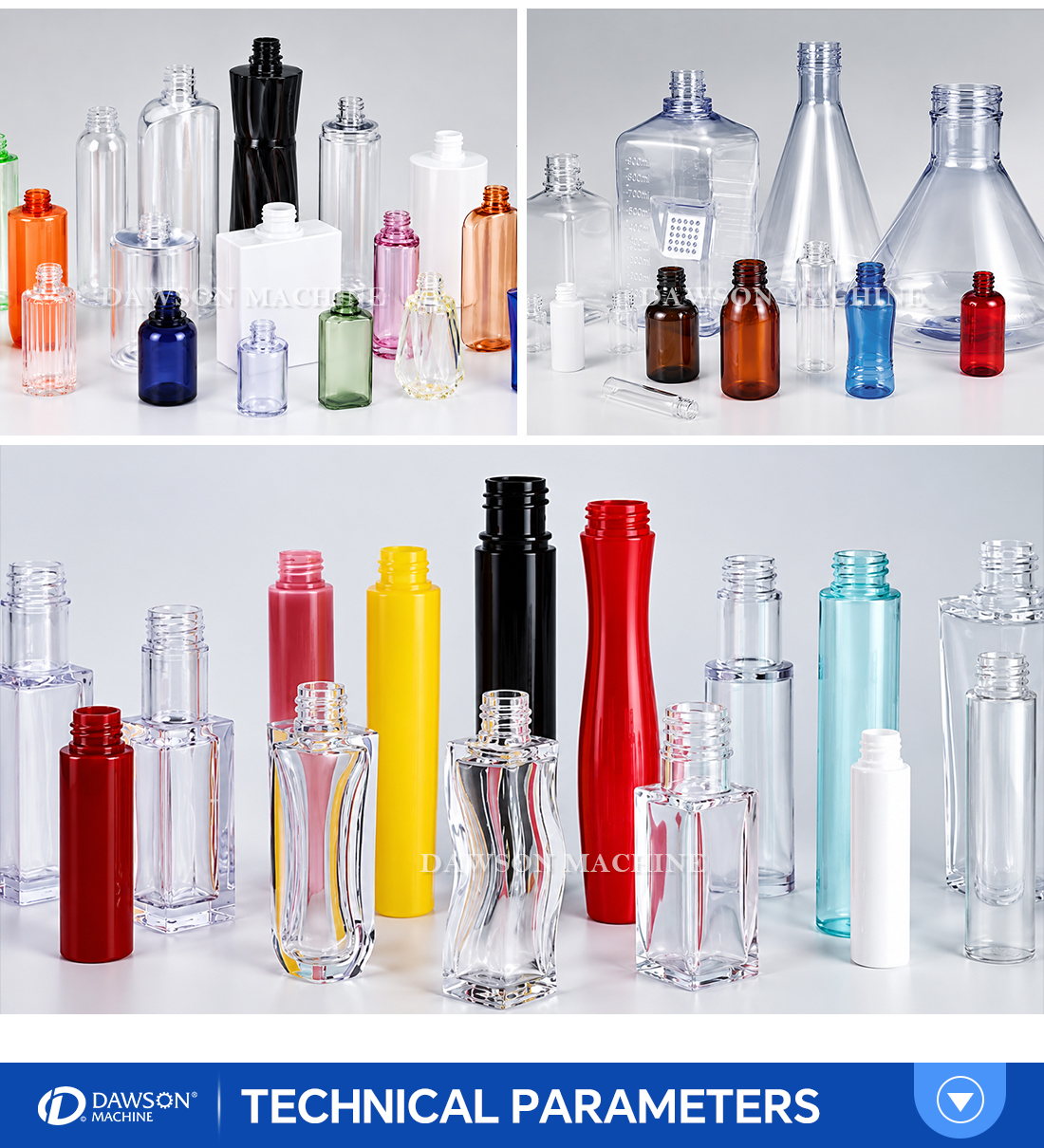 Customized Size Multi Cavity Durable PET Bottle Mold for Cosmetic and Pharmaceutical Bottles