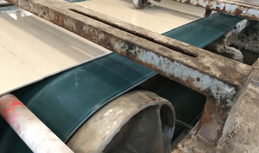 Diamond Surface 7mm Or 9mm PVC Conveyor Belt For Ceramics Polishing Machine