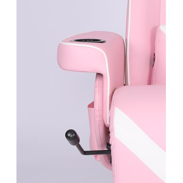 ANJI Directly Ergonomic PU Leather Reclining Gaming Sofa with Cup Holder and Footrest