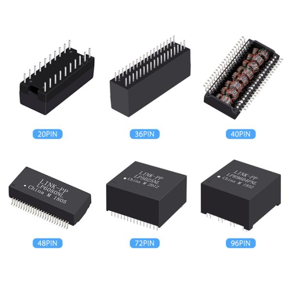 Изоляция 4.5KVrms трансформатора Lan локальных сетей PIN основания-T 12 HX1333NL 10/100 высокая