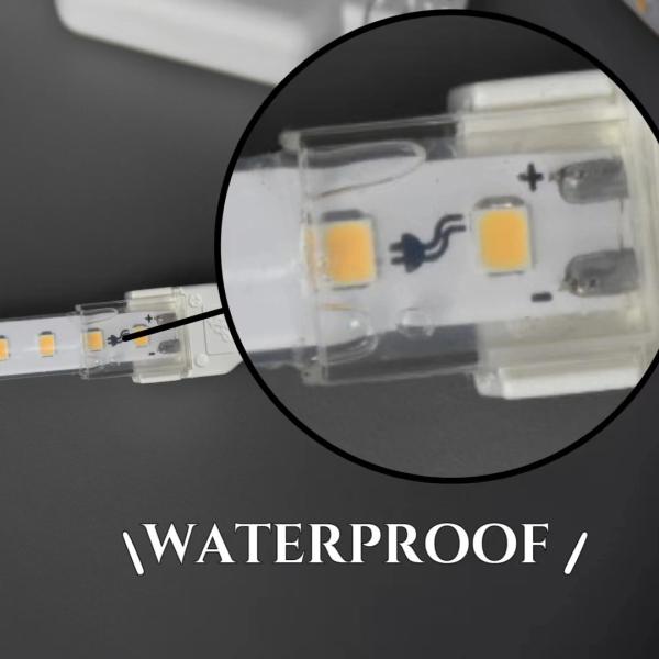 110v220v impermeável 10mm 180leds 6500K Tabela de corte a óleo SMD2835 LED Strip Light IP67