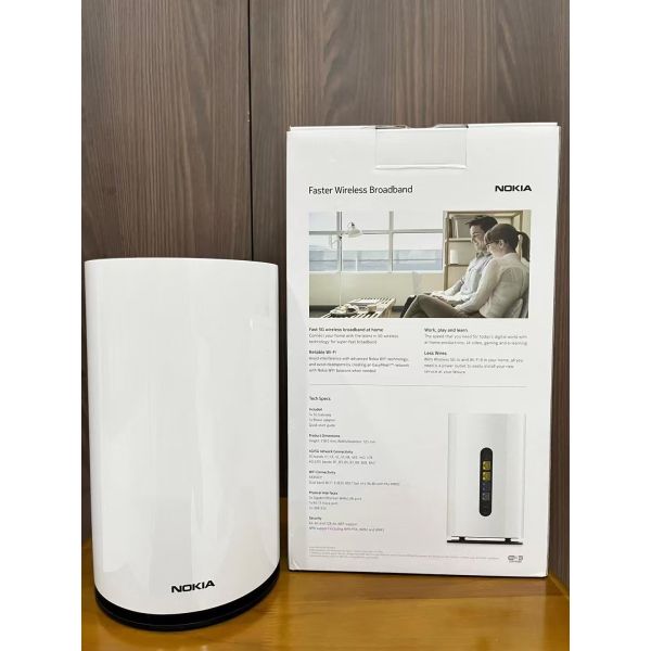 Nokia FastMile 5G Gateway 3 AX3600 WiFi6 Router with 2167Mbps Speed and 2 External Antennas