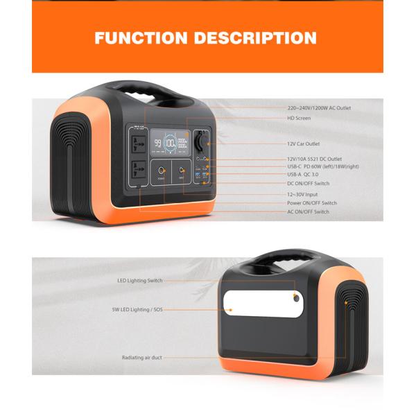 Emergency Energy Storage System with Support Devices Phone / Drone / Camera / Car Refrigerator