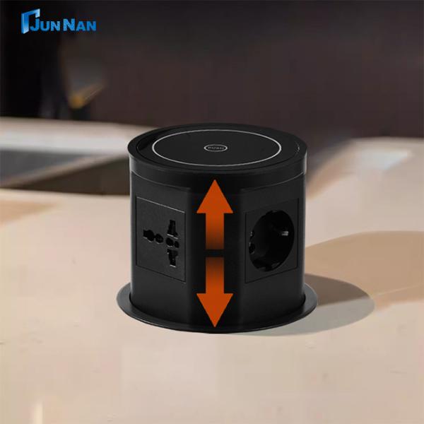 Junnan Multi-function Socket With 114.9mm*168.7mm Completely Closure Size For Kitchen
