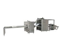 High-temperature filter fiberglass line folding machine