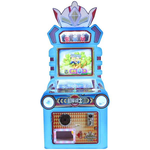 Gerenciamento de Moedas Aventuras de Mech Warrior Little Blue Hat Jogos de Arcade para Crianças