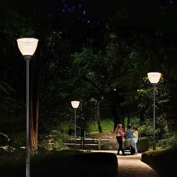 Motion Sensor Solar Garden Lights Outdoor Dusk to Dawn Solar Security Lights with Remote Control for Garden