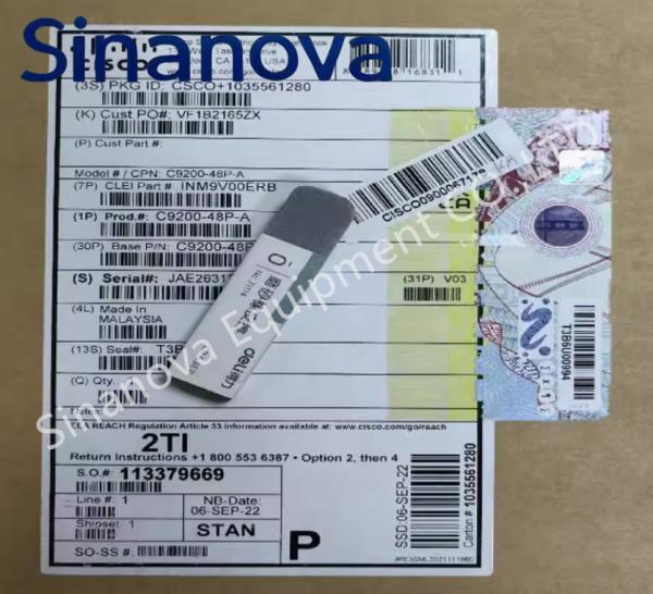 C9200 48P A Catalyst 9200 PoE+ switch 48 port enterprise switch original new in stock