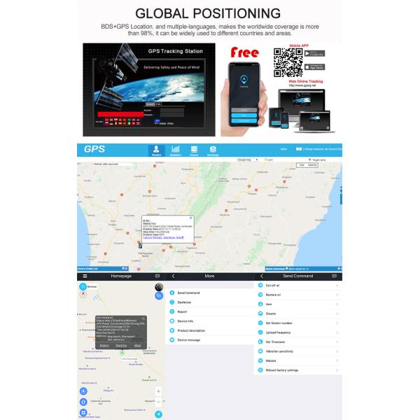 Long Standby 12000Mah Magnetic GPS Car Tracker Micro Portable 4G Vehicle GPS Tracking Device