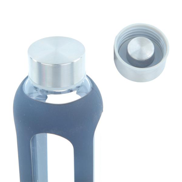 Bouteilles d'eau en borosilicate en gros de 18 oz avec FDA-LFGB Certifié Réduction en vrac + Gravure de logo gratuite