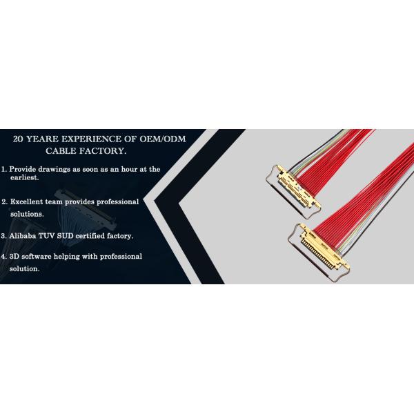 Pin 20453  VS кабеля 20 EDP тангажа 20453-220T-03 LVDS 0.5mm