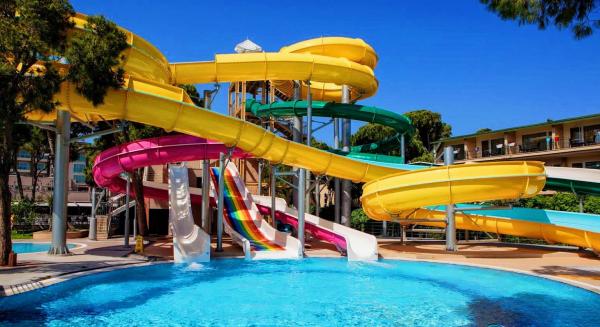 Mini Parque aquático Equipamento de piscina Slides de água em espiral