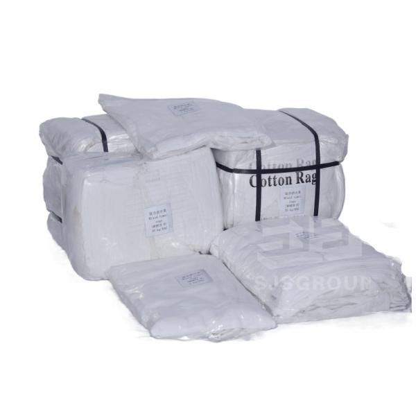 IMPA 232906 White T Shirt Rags Textile Waste Bales Cotton Cleaning Wiping Mechanic Industrial Wiping Cotton Rags