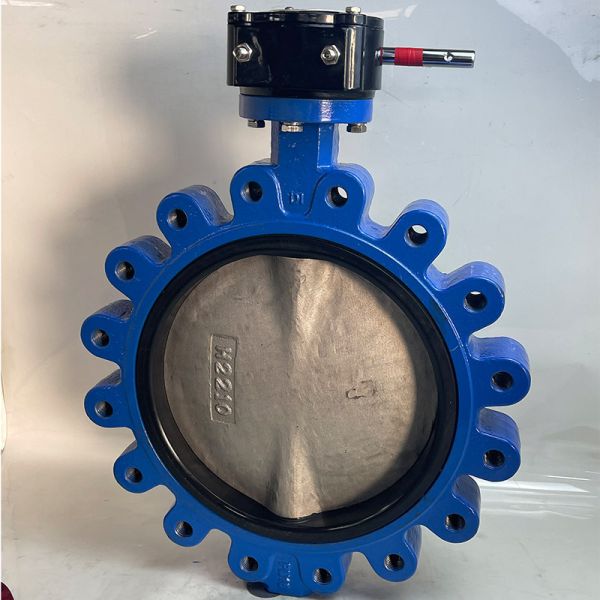 Lug Type Butterfly Valve with Double Lug Wafer Type Connection for Operation in Municipal Water Supply and Industrial Processes