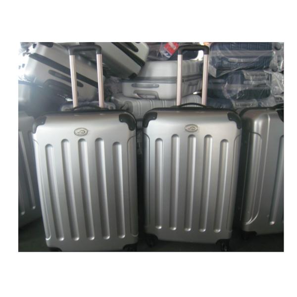 20 / 24 / 28 Inch Set Of 3 Silver Hard Shell Suitcase , PC Aluminum Trolley Carry On Luggage