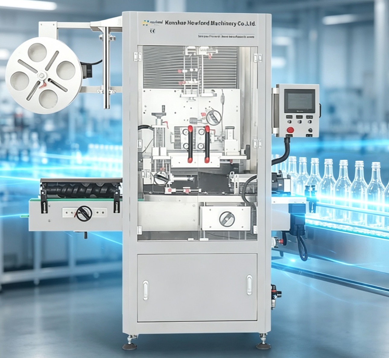 PE Film Packing Machine Heat Oven Tunnel Thermal Water Bottles Shrink Wrapp Packing Machine
