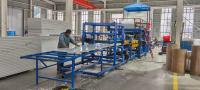 As lãs de rocha isolaram o rolo do painel de sanduíche de 0.3mm que forma a máquina
