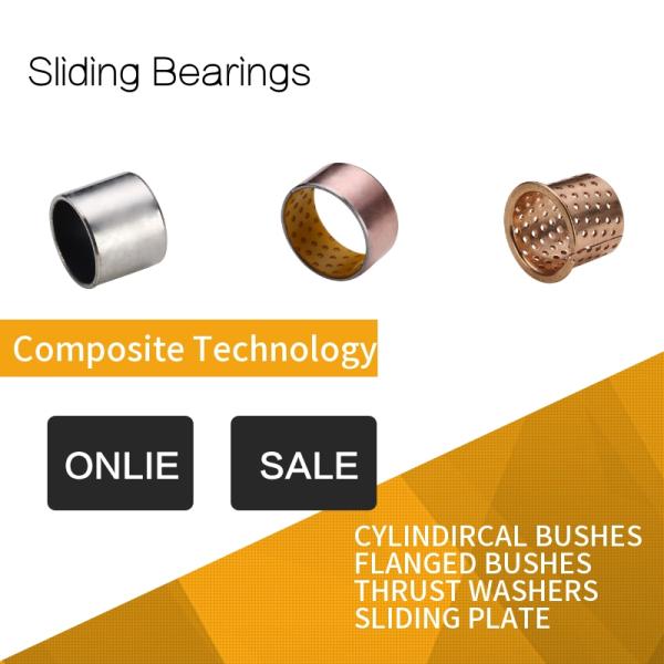 POM Indents Self Lubricating Plain Bearing Bronze Metal Polymer Bearings Inch Custom Size