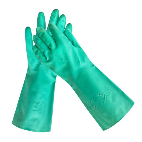 15 Mil Thickness Green Nitrile Hand Glove Ambidextrous Non Latex Powder Free Gloves Ideal for Medical Dental and Laboratory