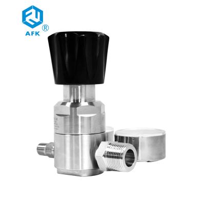 1/4 NPT Stainless Steel Pressure Regulator 0.06 CV High Pressure Oxygen Regulator