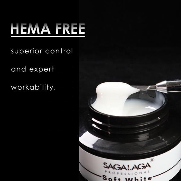 Private Labels Soft White Color Nails Gel Uv Jelly Gel Builder Nail Extension Hard Gel for Nails in Jar
