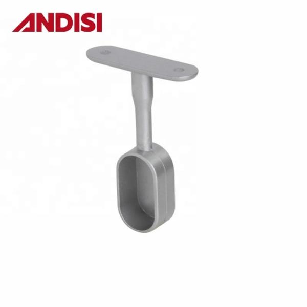 Mail Packing Zinc Alloy Closet Hanger Rod Pipe Brackets for Wardrobe Tube End Support