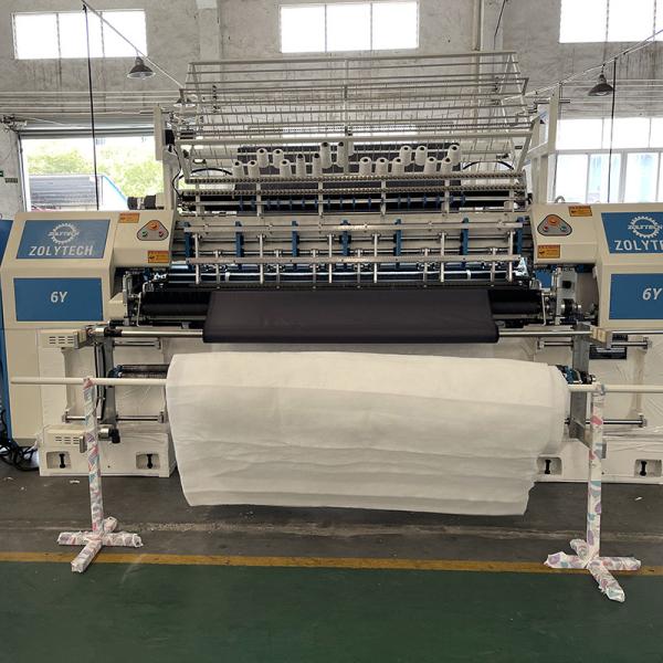Máquina estofando automatizada de alta velocidade da multi agulha do ponto do fechamento para o OEM do colchão 60-150m/H