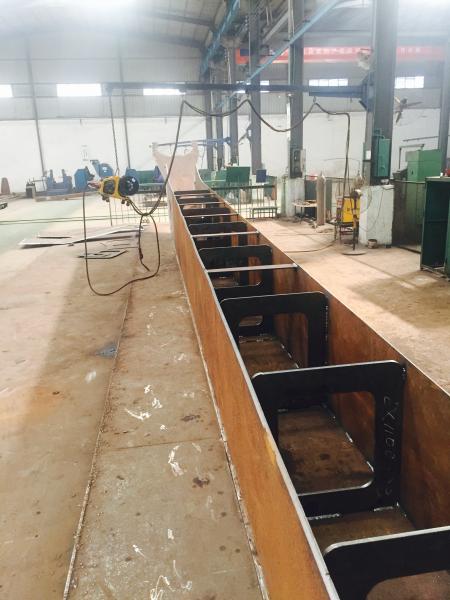 Q550 Steel Excavator Telescopic Boom For Digging Sea Soil 32 Meter Length