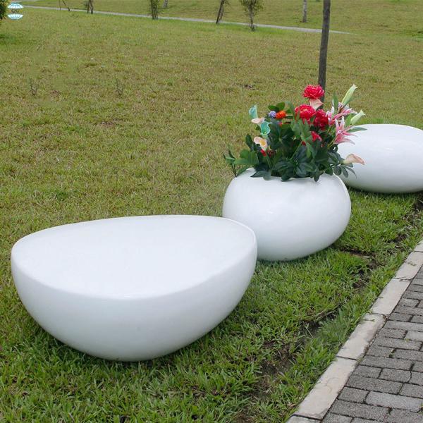 Cadeiras de mesa de fibra de vidro leves para centros comerciais jardinagem Móveis de fibra de vidro