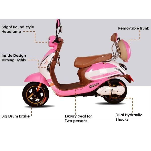 60V 500W Pedal Assisted Electric Scooter 14