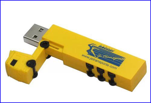 Logistics Company Promotional Mini Truck 8GB Thumbdrive USB Memory Disk