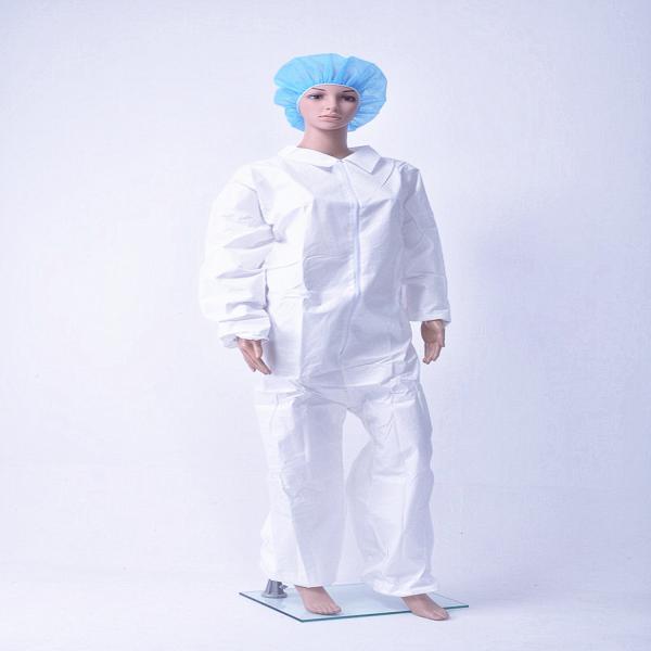 FDA CE CAT Non-woven Fabric Anti-virus Disposable Safety Hospital Full Body Protection Suit and Gowns