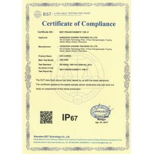 Shenzhen Vanwin Tracking Co.,Ltd Сертификации