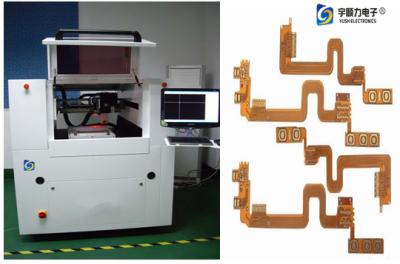 Controle preciso cerâmico/do vidro CNC do laser do cortador da máquina, placa de circuito do corte de FPCA
