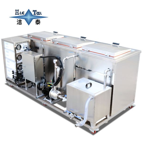 Industrial-Grade Three-Tank Ultrasonic Cleaner: Filtration Circulation + Deep Rinsing + Intelligent Drying | Custom Non-Standard Design