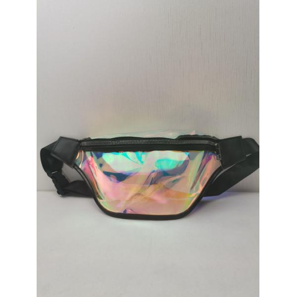 Transparent PVC Bum Bag Fashion Reflective Waist Bags Holographic Laser Fanny Pack