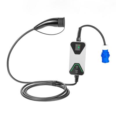 New Design EV Charging Station Type2 Adjustable  LCD Display Real Data Of Charging Status