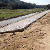 Galfan Gabion Box Control de erosión de la ribera del río Barrera de inundación galvanizada de trabajo pesado Durable para la construcción