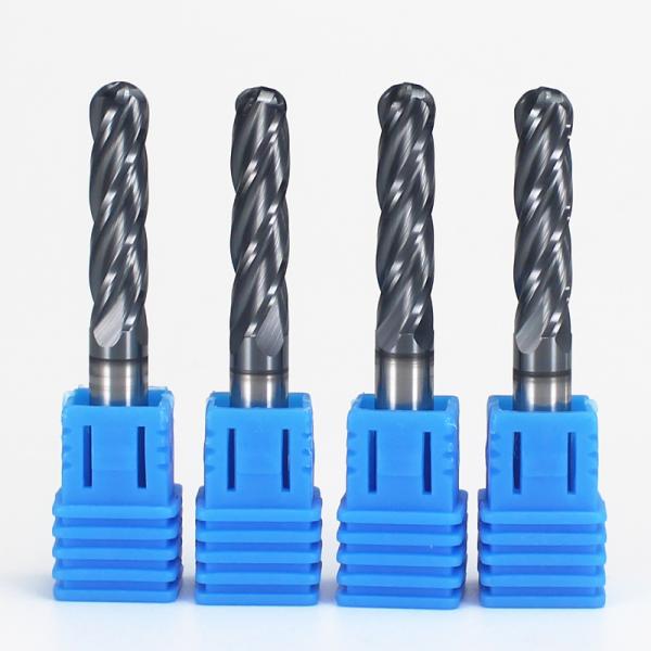 4F Ball Nose End Milling Cutter Diamond CNC Router Bit Tungsten Steel Milling Cutters Coating Options Altin Tin ODM