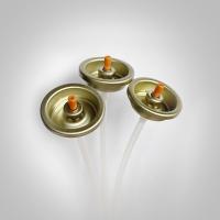 Golden Lacquered Tinplate Aerosol Can Valve For Car Care Foam Cleaner Tin Cans