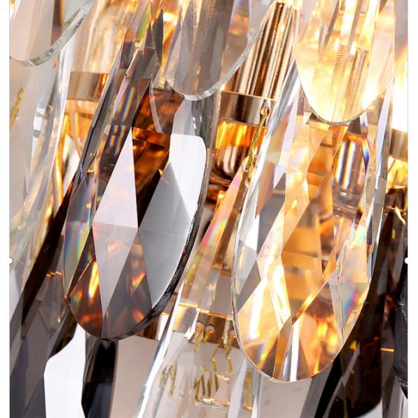 света стены Sconces K9 стены 22*28cm современные стеклянные приведенные Кристл