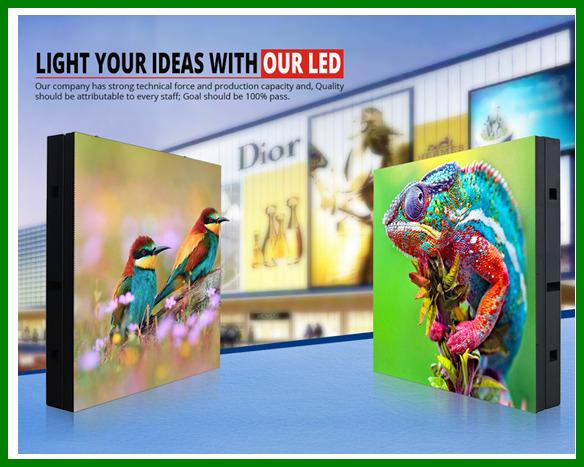 high Brightness Outdoor Full Color LED Display with Energy-Saving Design 1/16 S Driving Mode and 250*250mm Module Size