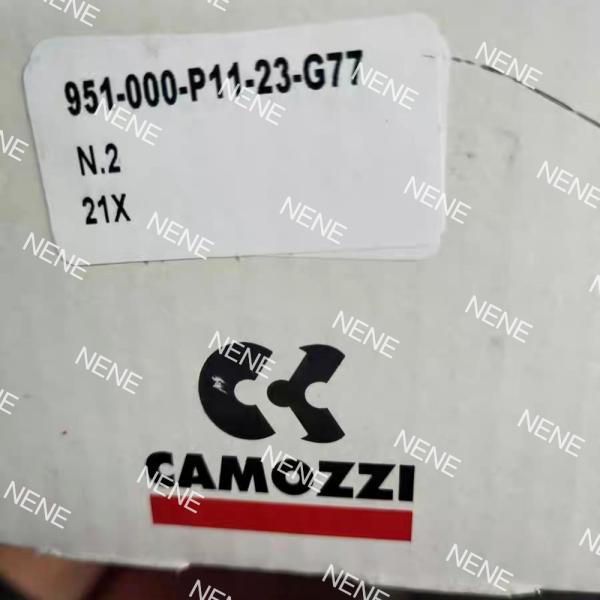 Válvula solenoide Camozzi Automation 952-000-P15-23-G72 ISO5599-1 Tamaño 2 5/2 Vías Doble Solenoide 12V DC 5W