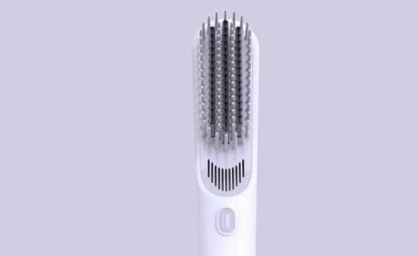 Rechargeable Cordless 3 Temperature Settings Anion Hair Straightener Brush