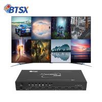 8 Entrée1 Sortie 8x1 Multiviewer HDMI 3840x2160@30Hz avec télécommande IR