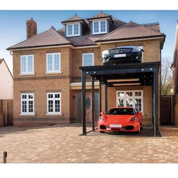 Двухэтажная гидравлическая ножница для автомобилей Автоподъемник для подвальной парковки автомобилей