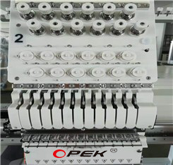 Embroidery Area 400*450 2 Heads Computer Embroidery Machine for Cap and Garments
