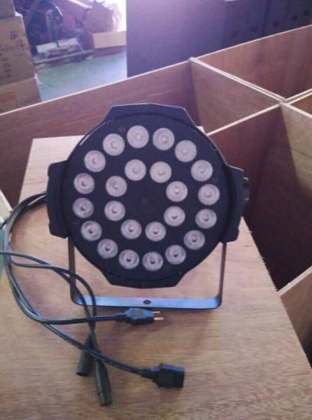 Professional Led Mini Flat Par Light 24pc×18 Led Rgb Par Can Dj Stage Dmx Lighting