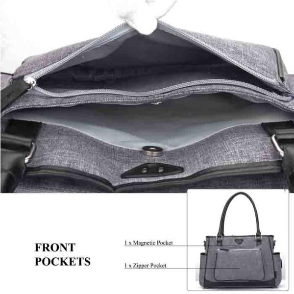 Shoulder Stylish Diaper Bags Duffle Multifunctional Washable Messenger Style
